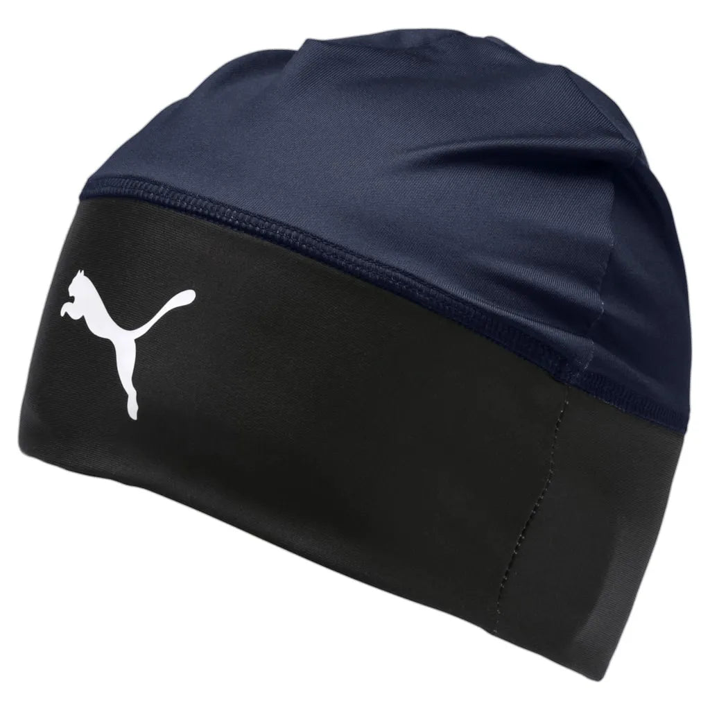 Chapeau d'hiver léger Puma Beanie bleu marine X