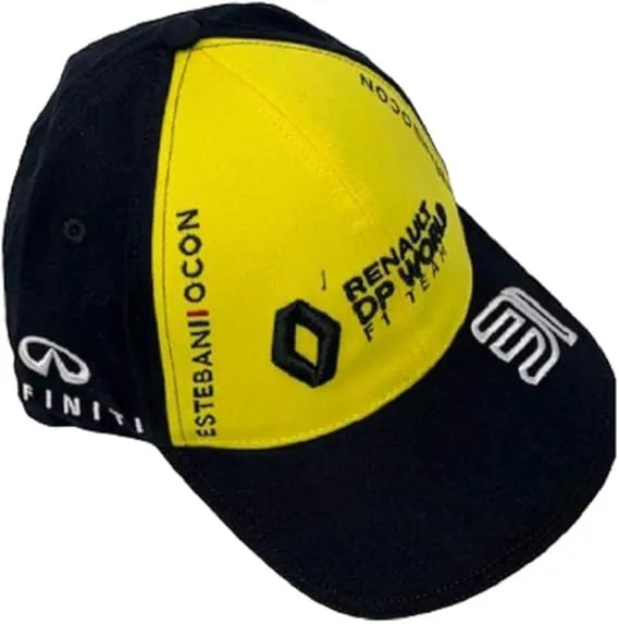 caipín foireann Renault f1 occon buí/dubh