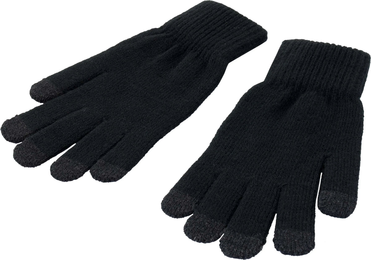 Guanti per schermo unisex caldi Guanti per smartphone Neri