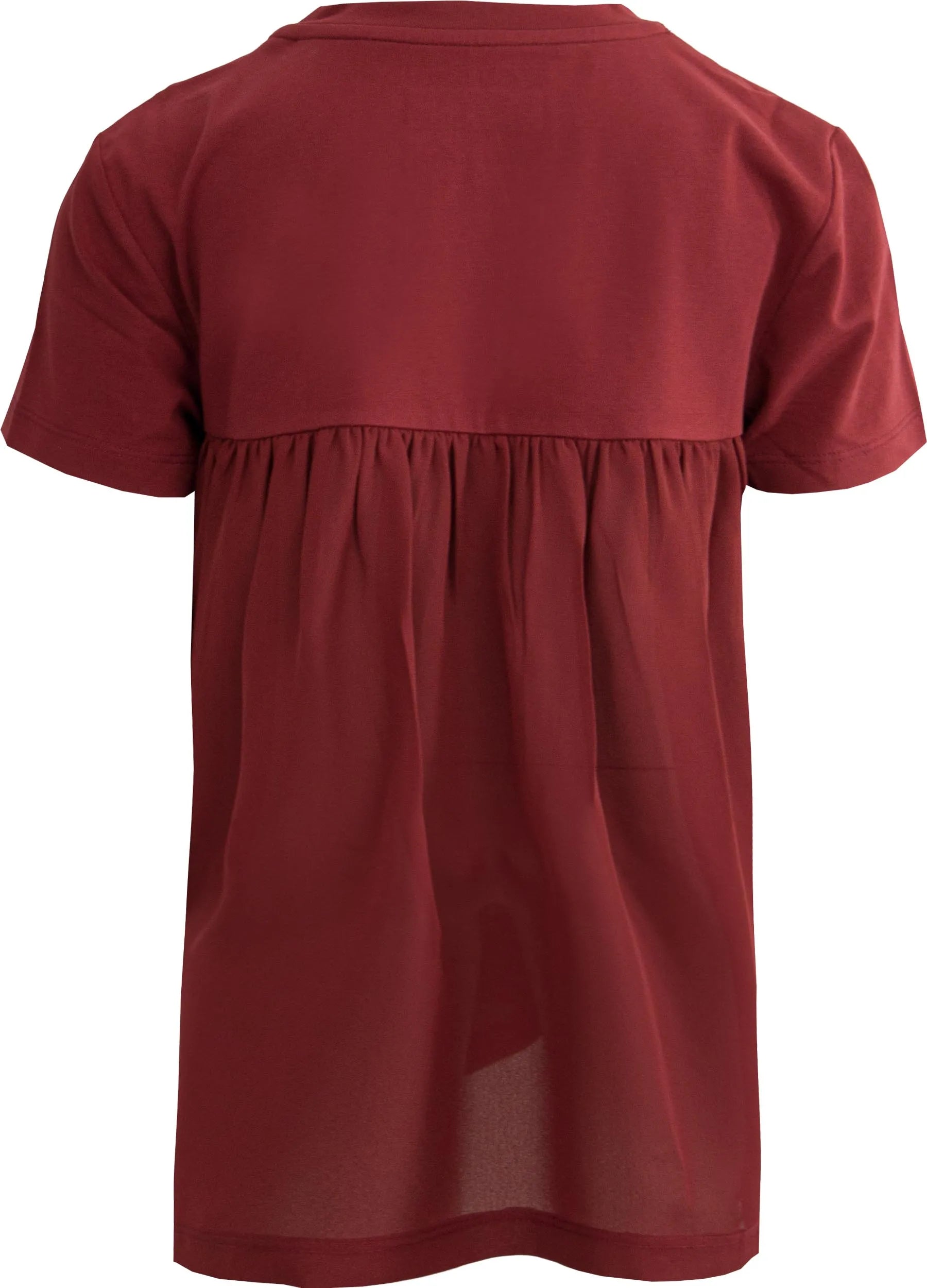 Camiseta niño ferrari jersey y georgette larga burdeos burdeos 104