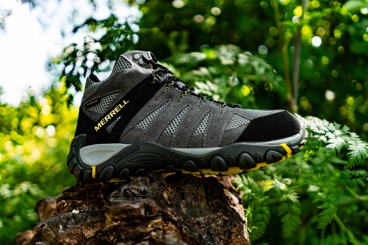 Trekkingschoenen heren Merrell Men Accentor 2 Vent Mid Wp Turbulence Grijs