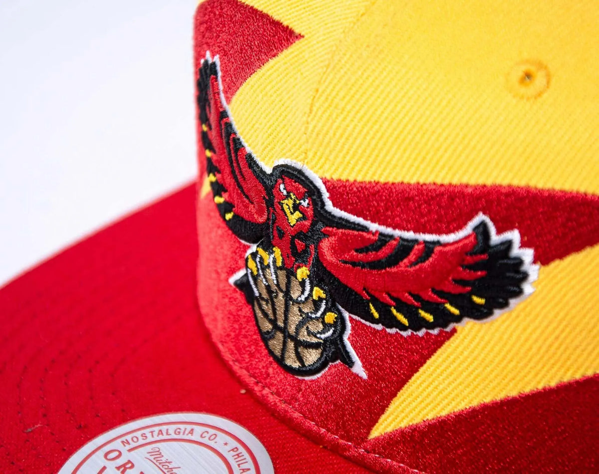 Mitchell & Ness Nba Hwc Atlanta Hawks goud-rood gele pet