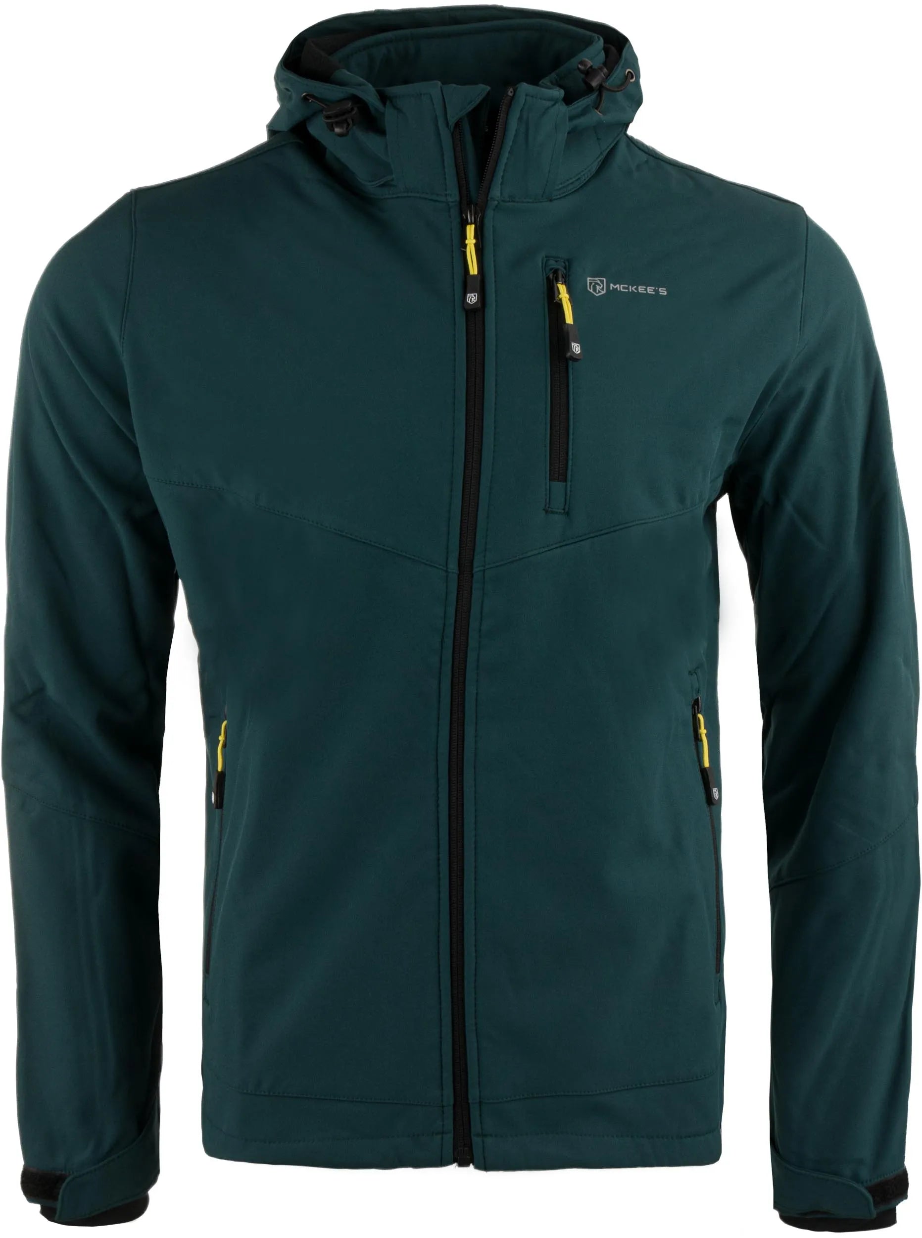 Jaqueta softshell masculina mckees dry floresta verde l