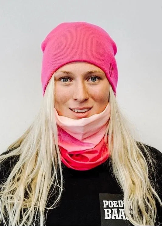 Gorro de invierno Poederbaas Daily Basic Beanie Rosa
