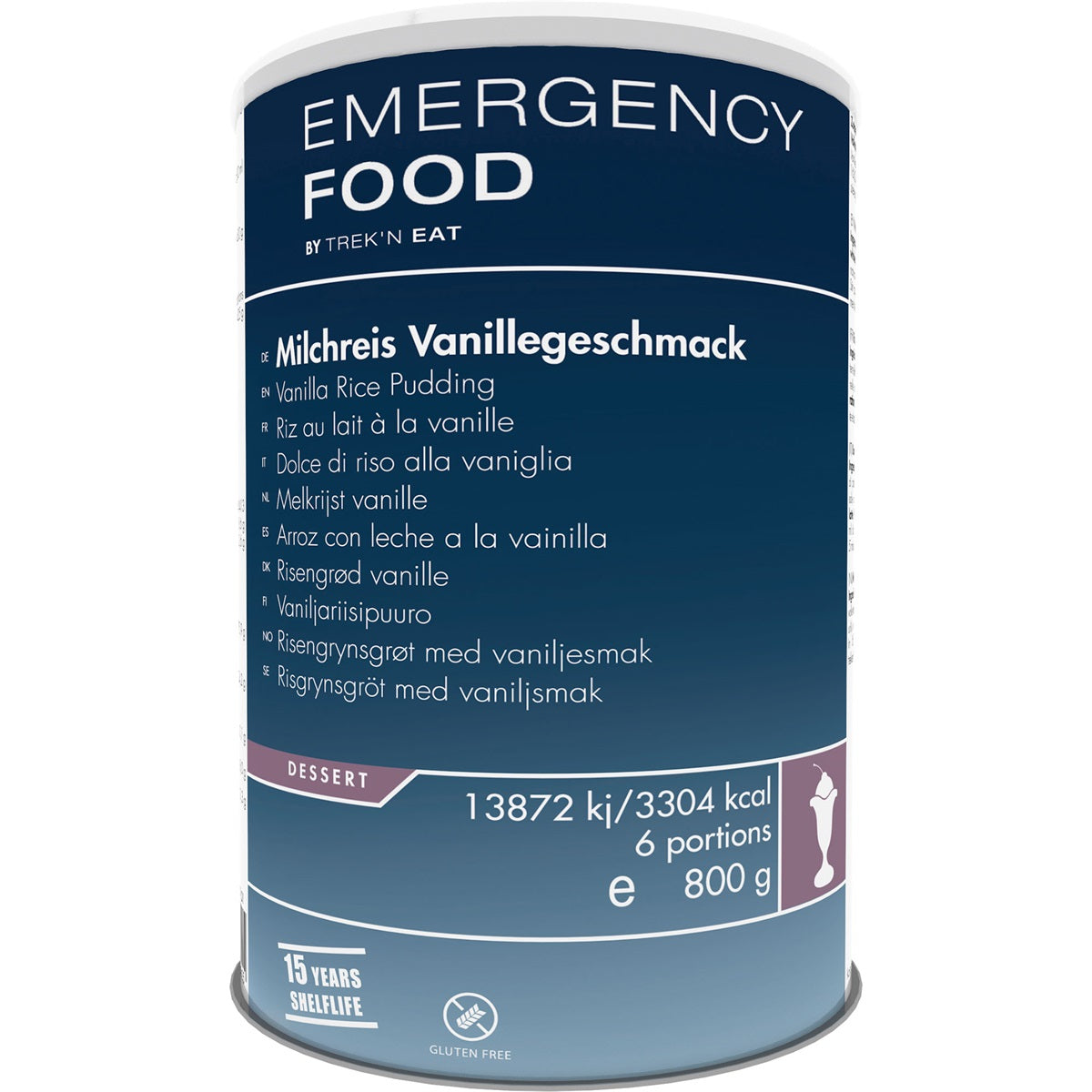 Trek'n Eat Emergency Food Vanilla Rice Pudding