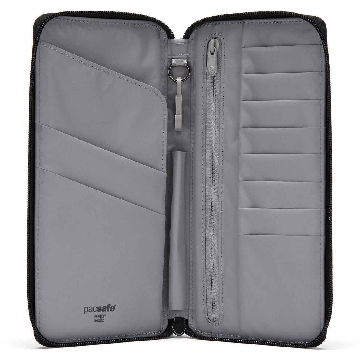 Pacsafe Rfidsafe Travel Wallet Jet Black