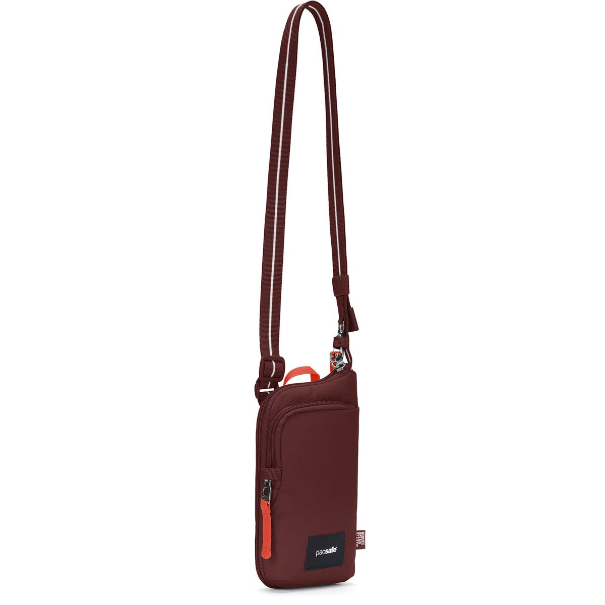 Pacsafe Go Tech Crossbody Garnet Red
