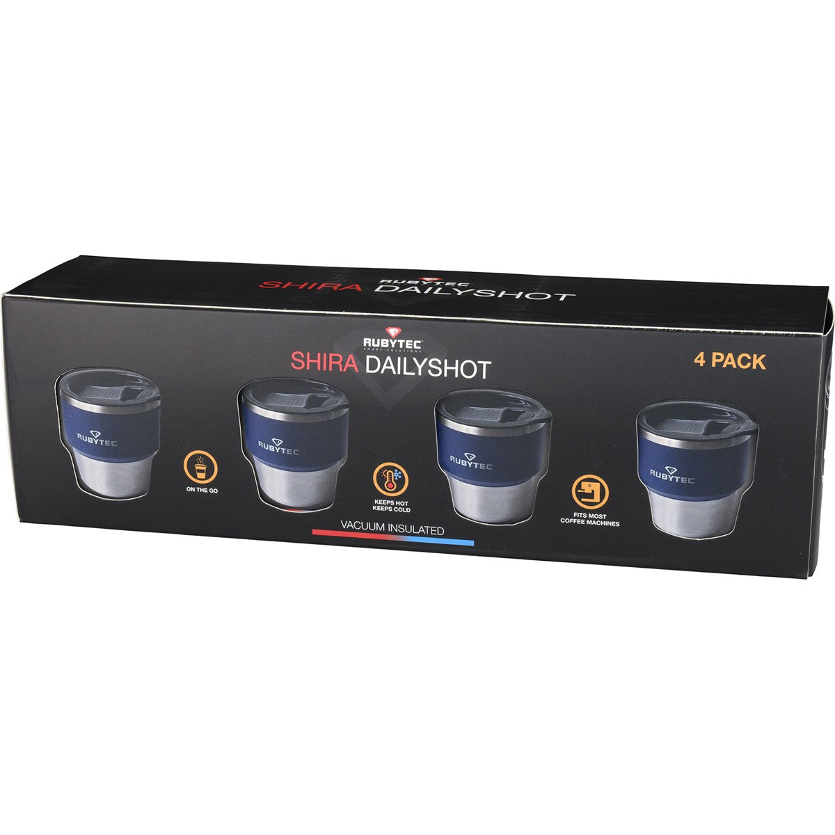 Rubytec Shira Dailyshot 0.175l Dark Navy (4-pack)