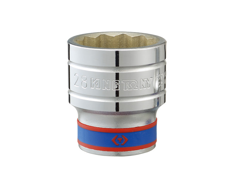 Short 12-point Socket Chrome 1/2'' 36mm