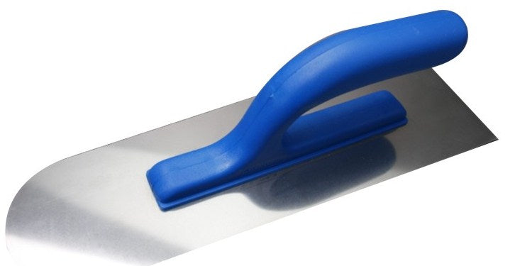 Smooth Semi-round Stainless Steel Trowel 105*325