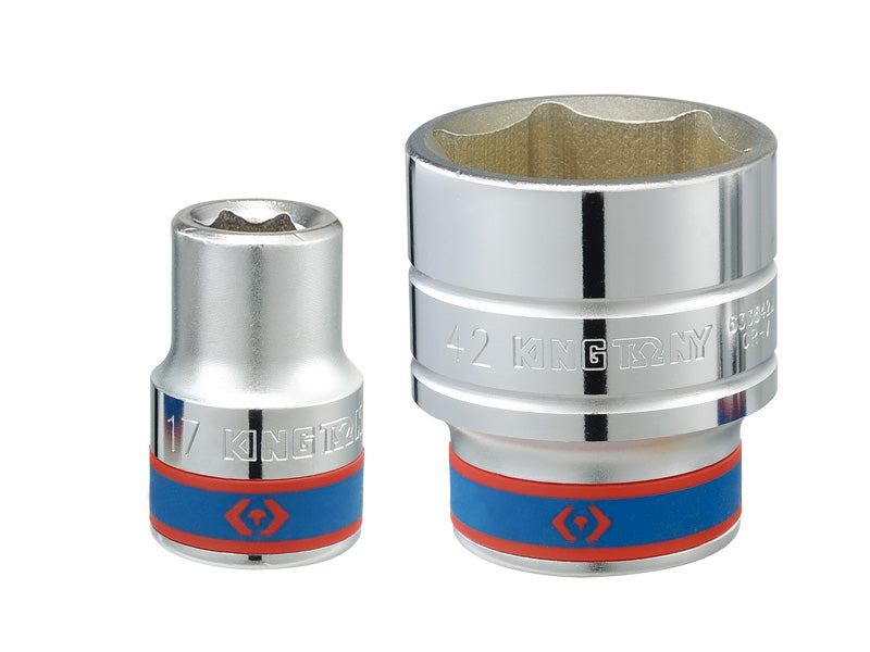 Short Socket 6-point Chrome 3/4'' 19mm