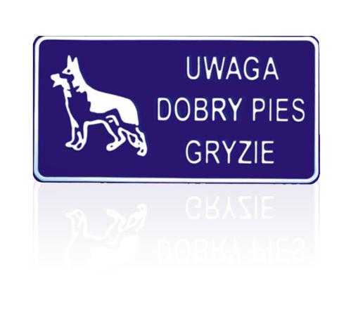 Board 15*29cm Caution A Good Dog Bites