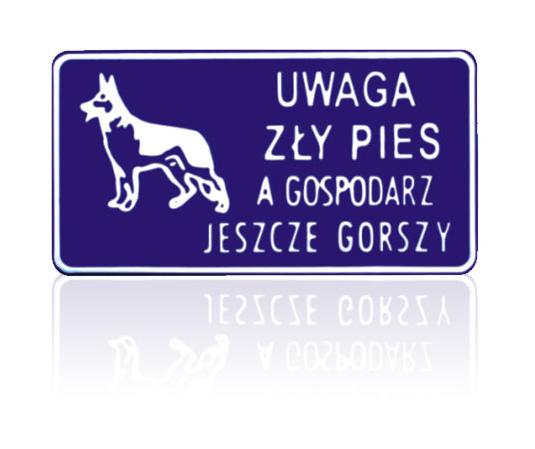 Board 15*29cm Warning The Dog Is Bad And The Host Is Even Worse