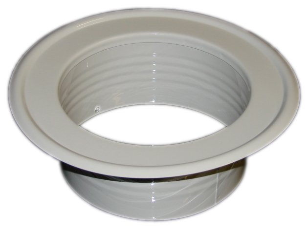 Rozetă vopsită în alb 80 mm