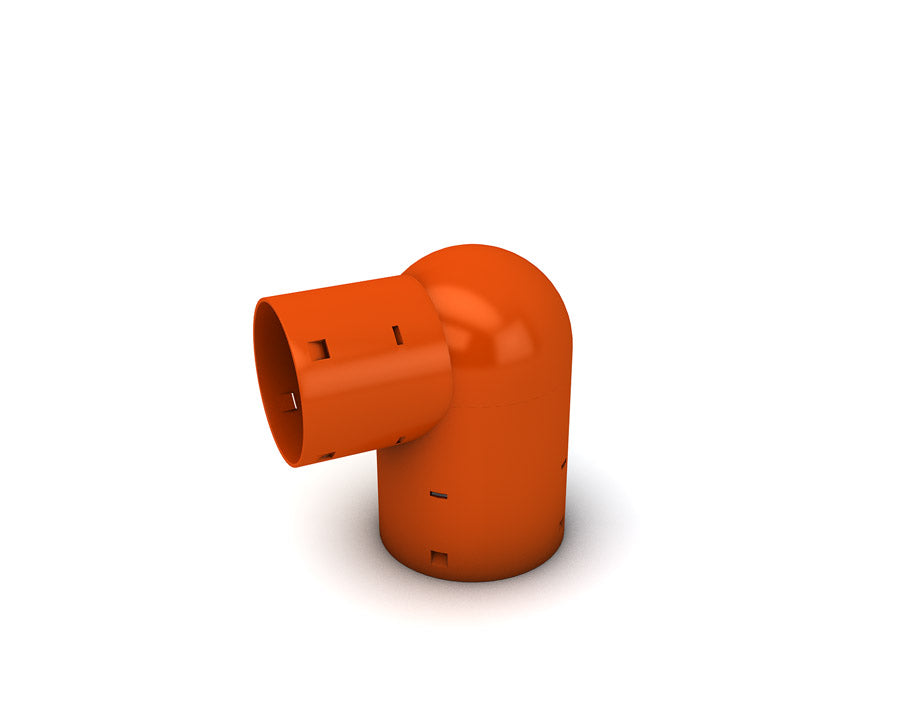 Coude de réduction de drainage 100/80