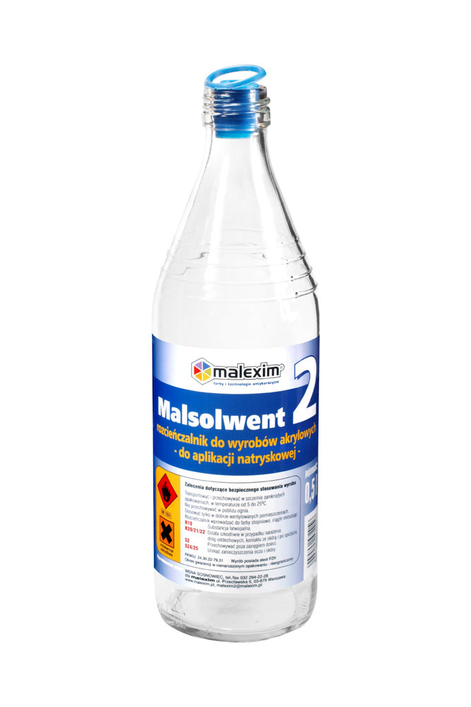 Rozpouštědlo Malsolwent 2 na akryl 0,5l