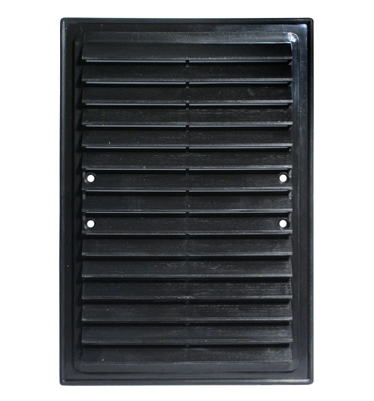 Diagonalt plastgaller 14*21cm Svart