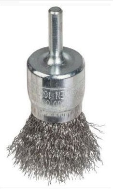 Borsta ståltrådskaft 6mm Fi25mm