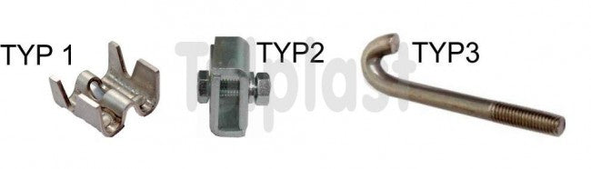 Type 1 rustfrit stål laminat skive A2 1124