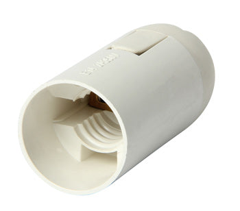 Portalampada E14 in Plastica Bianca