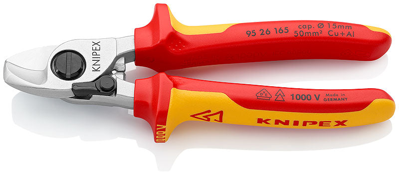 Isolierter Kabelschneider mit Öffnungsfeder 165 mm