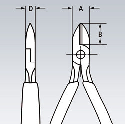 Boční štípací kleště 125mm