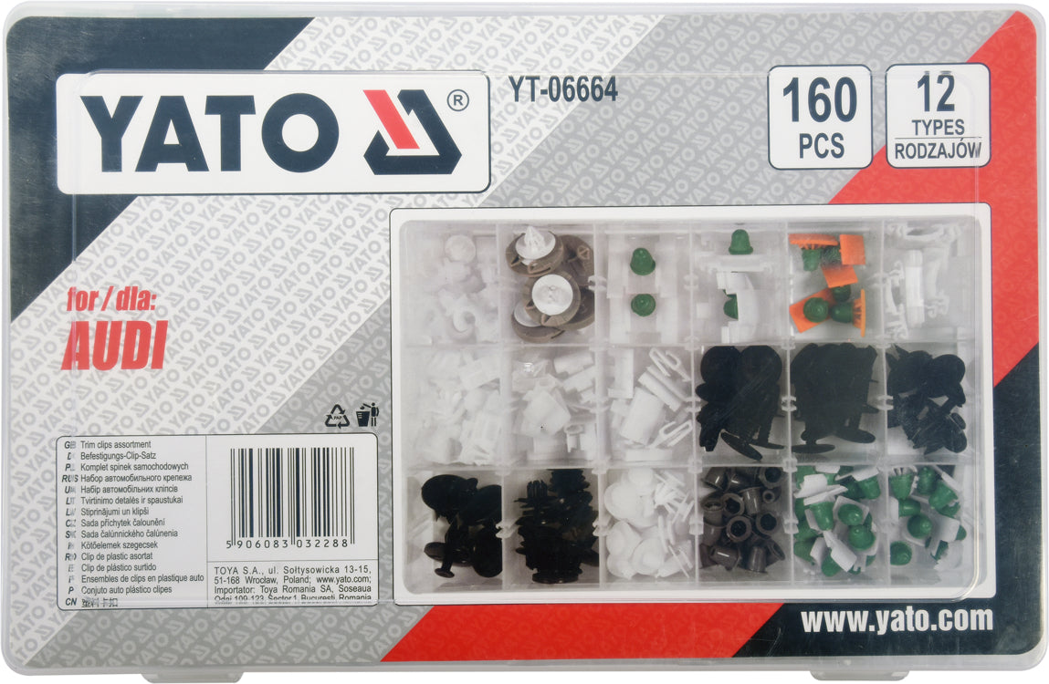 Audi Autoclips Set 160-dlg