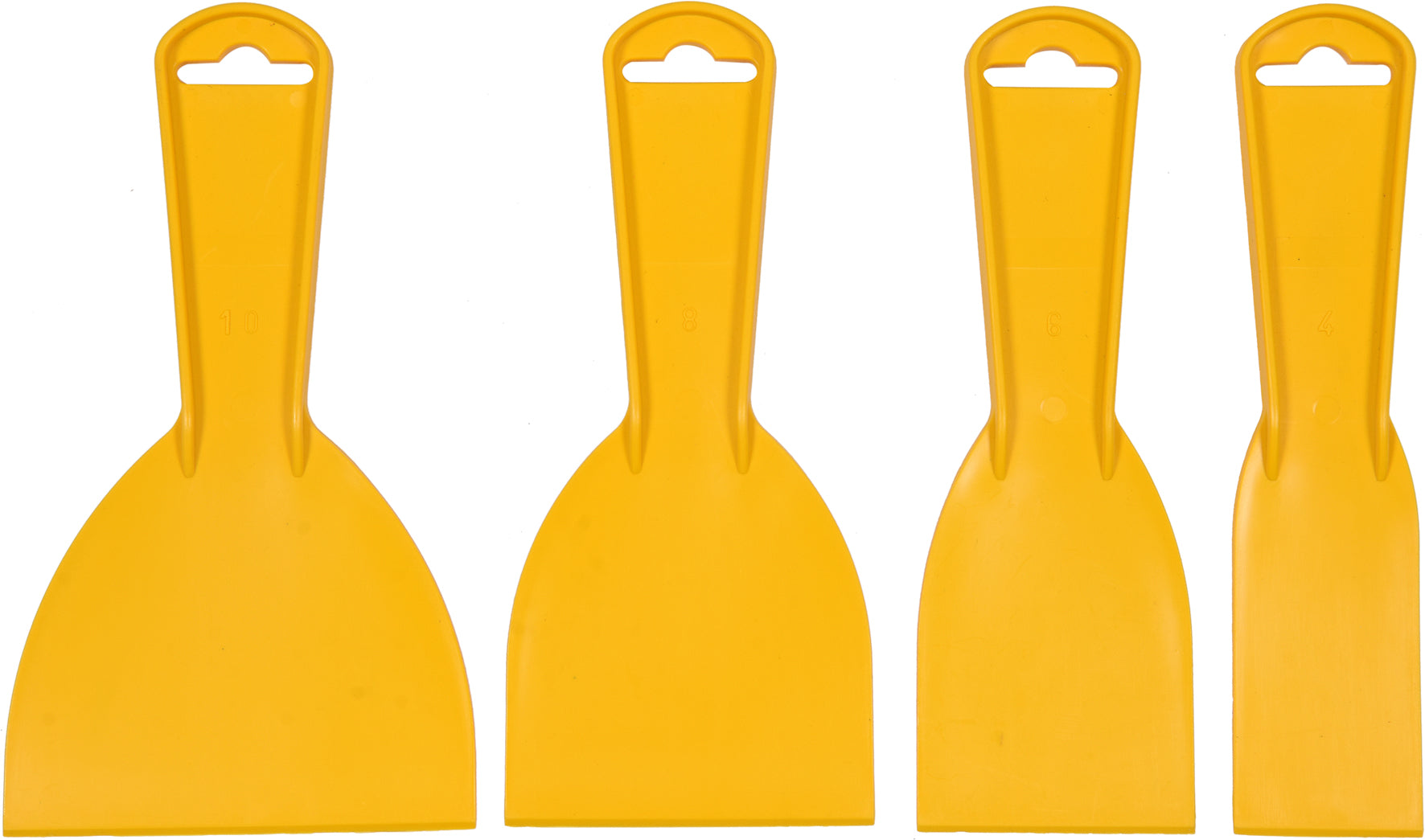 Plastspatel 4 st. 40 60 80 100 Mm