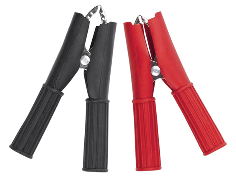 Connettore Coccodrillo 30a Isolato Rosso Lunghezza 74mm