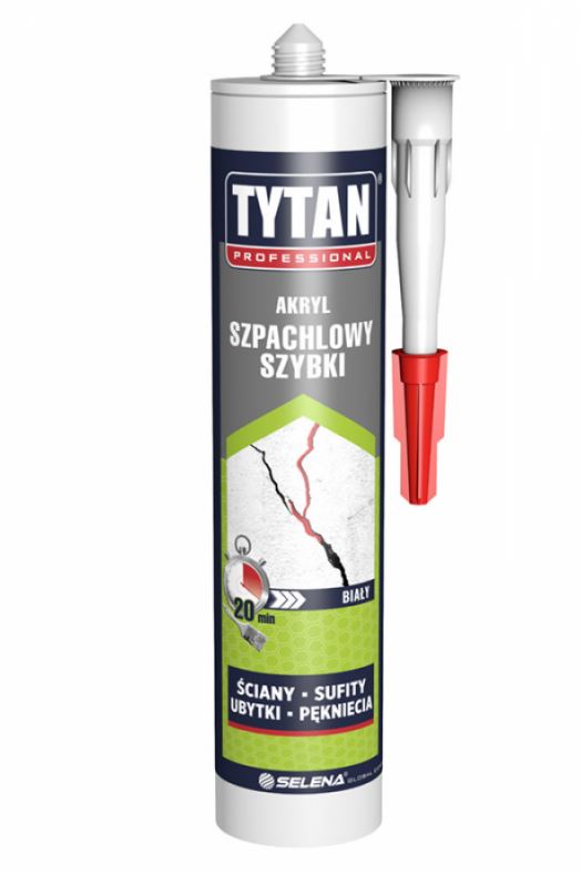 Akrylspartel Fast Light Tytan Professional 280ml Hvid