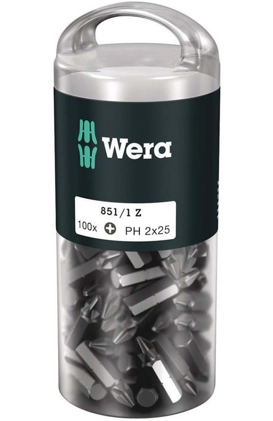 Bit Cross Shaft Ph2 X 25 Mm 855/1 100 Pcs.