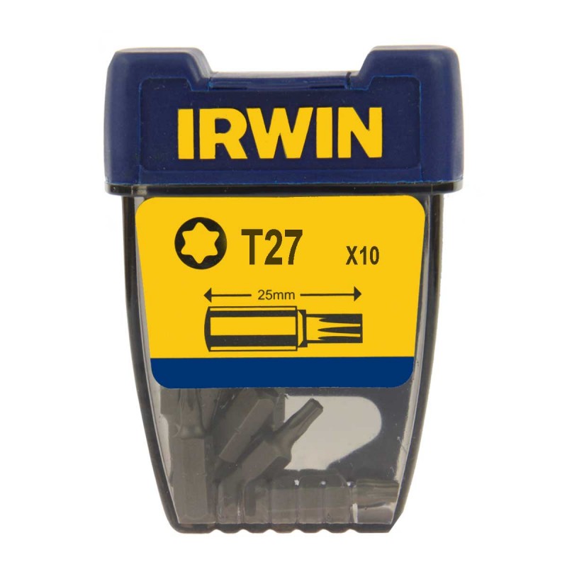 Torx-Schraubendreher-Bit 1/4' 25 mm 10 Stück T27
