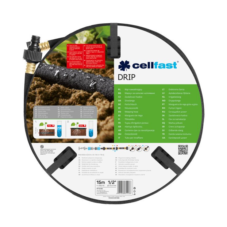 Drip 1/2' 15m Irrigation Hose