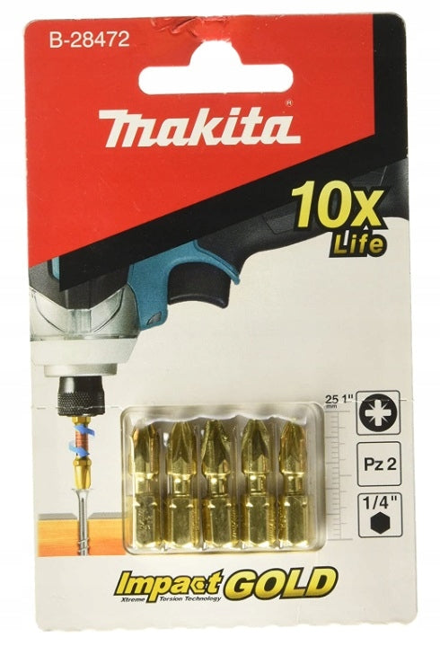 Ütköző csavarhúzó bit Pz2-25mm Ig 5 db