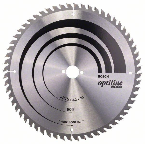 Rundsav-t Optiline Træ 315*3,2*30/z60