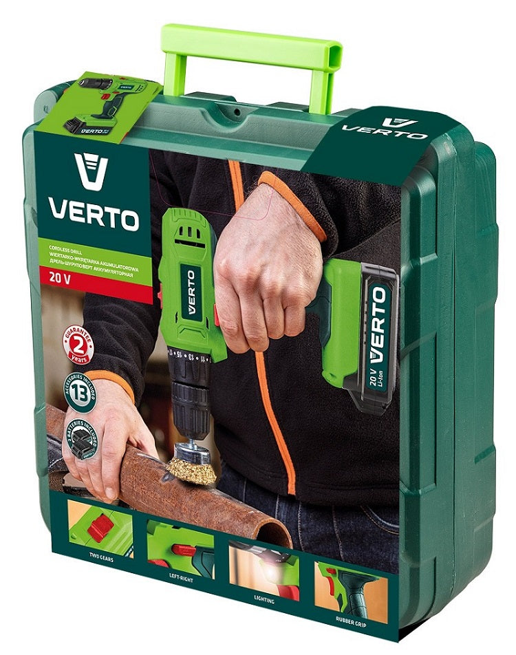 Vrtačka-šroubovák 2*20v Li-ion 1,5Ah Pouzdro
