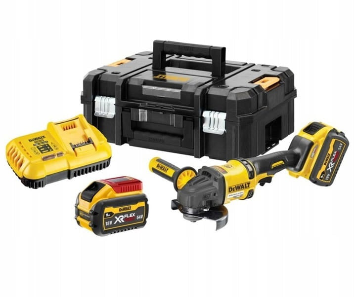 Cordless Angle Grinder 125 Mm Flexvolt 54 V 2*9.0ah