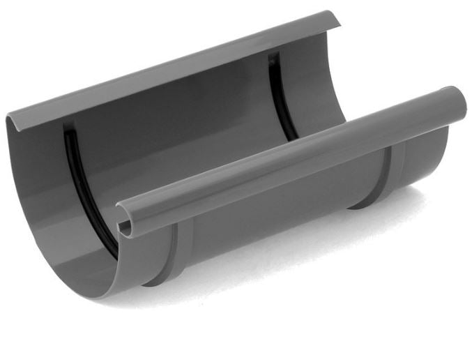 Gutter Connector 75mm Graphite Breeze