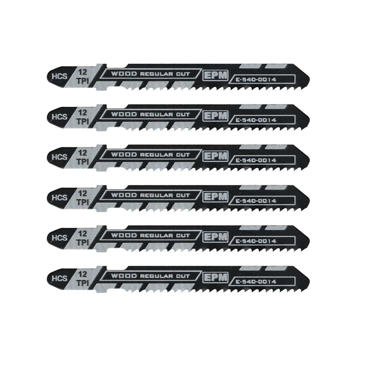 Sticksågsblad 51mm 13tpi Trä T119b 5 st