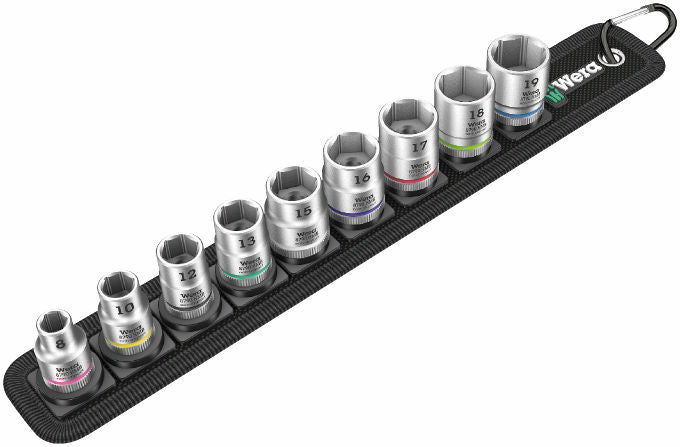 Zyklop 3/8 Socket Wrench Set 9 Pieces
