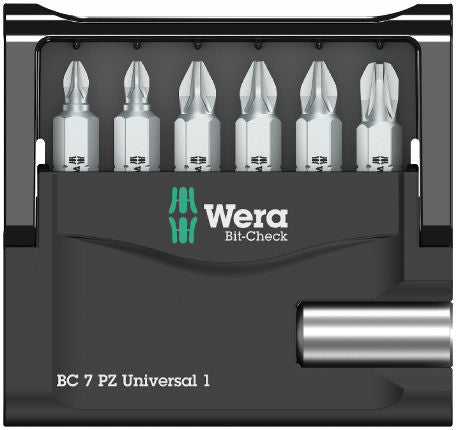 Bit-check 7 Pz Universal 1 Bit Set 7 Pieces