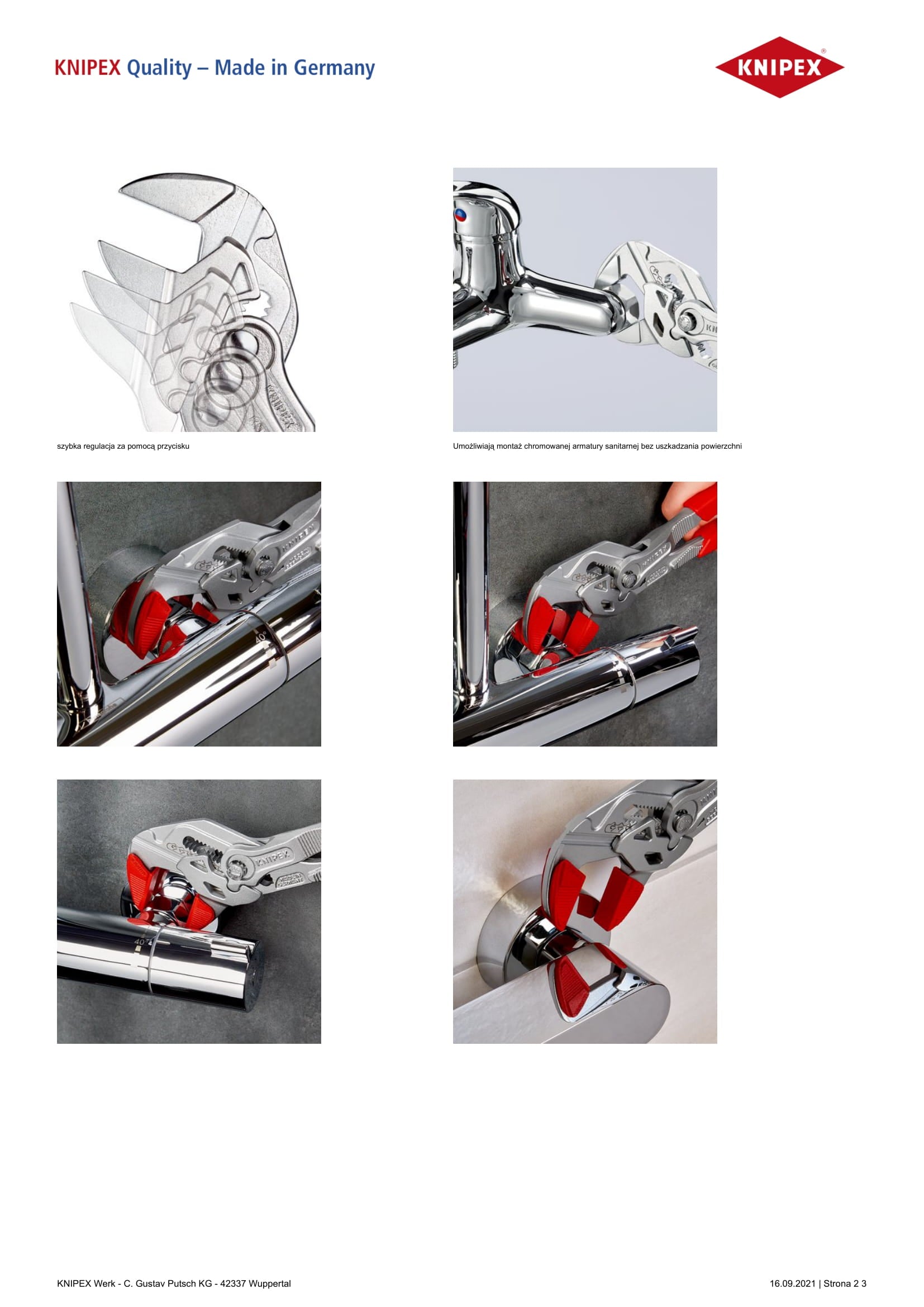 Pinza chiave 250mm