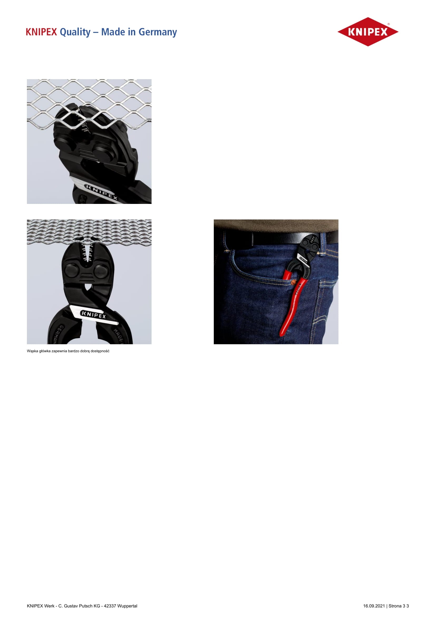 Cobolt 160 mm Gelenkschneidezange