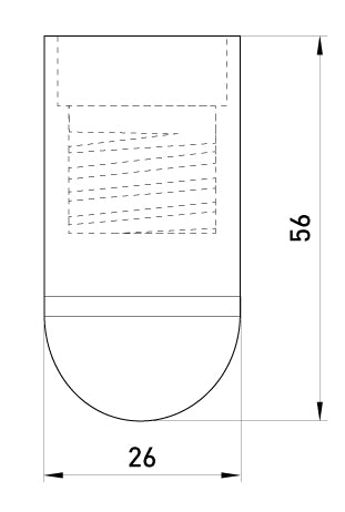 Portalampada E14 in Plastica Bianca