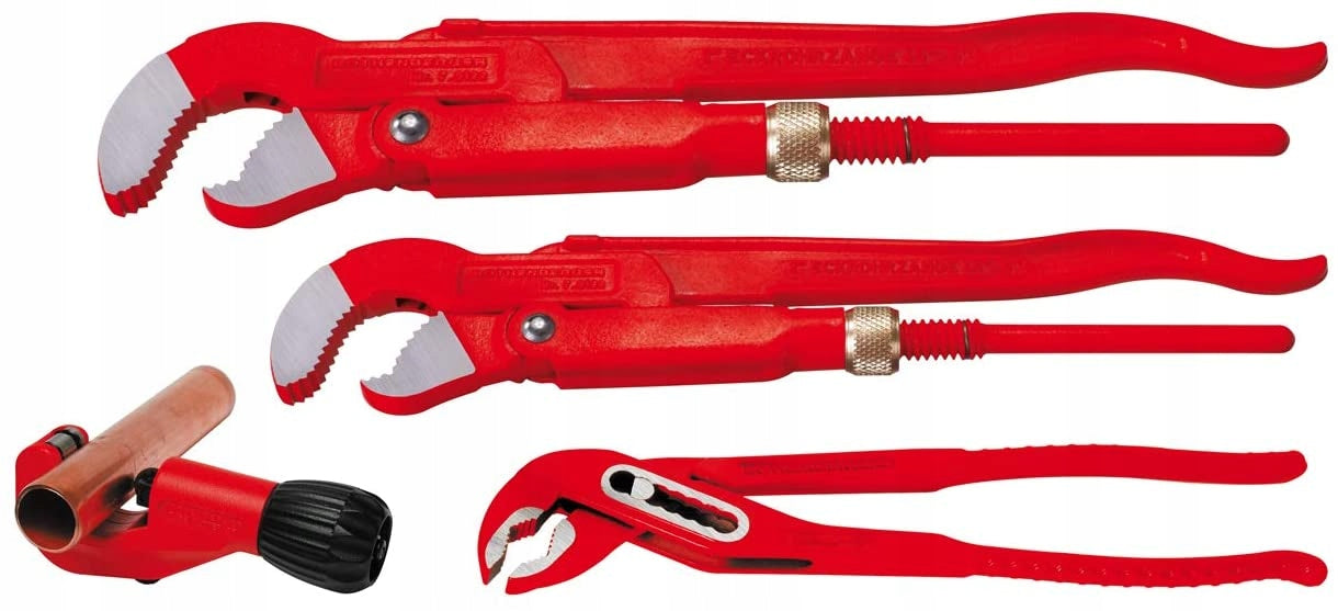 Set chiavi con taglierina 1/2'' 3/4'' 1''