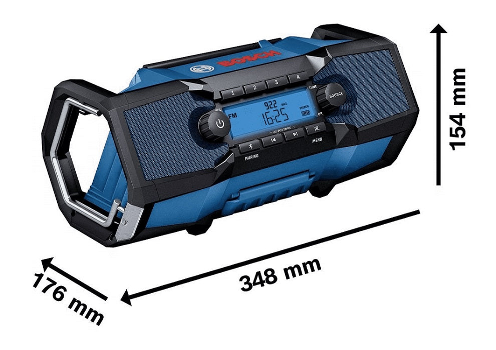 Baterie Radio Gpb 18v-2 C Fm Bluetooth 0*ah