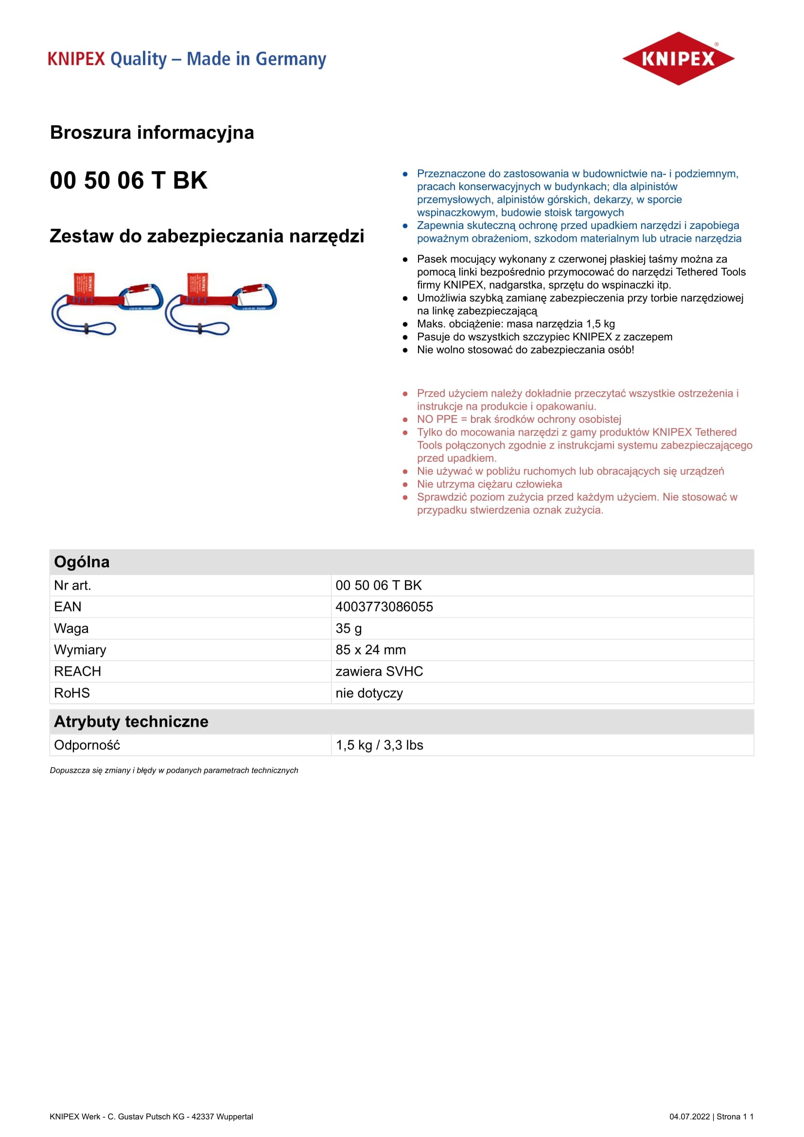 Sada zabezpečení nářadí 2 sady