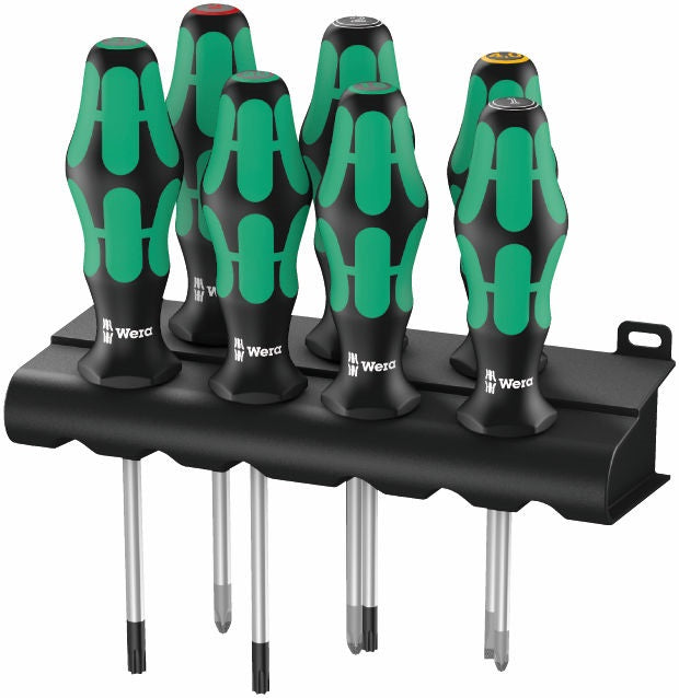 Kraftform Lasertip Screwdriver Set + Hanger 7 Pieces