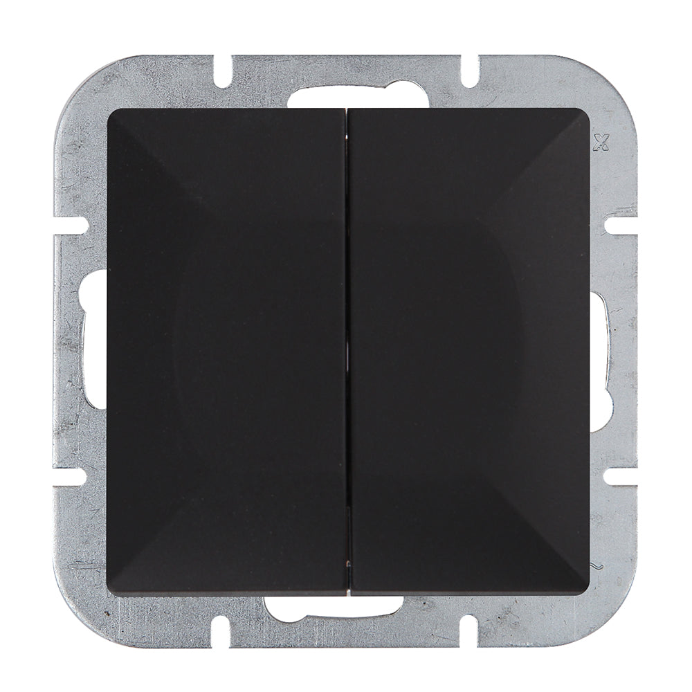 Pearl Double Connecteur P/t Noir Mat
