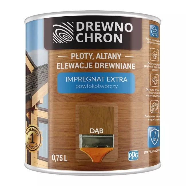 Drewnochron Impregneringsbeläggning Ek 2,5l